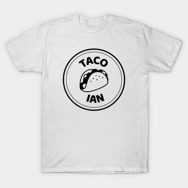 Taco Ian (dark) T-Shirt by mikevotava